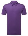 Heren Sport Polo TriDri Panelled Bright Purple